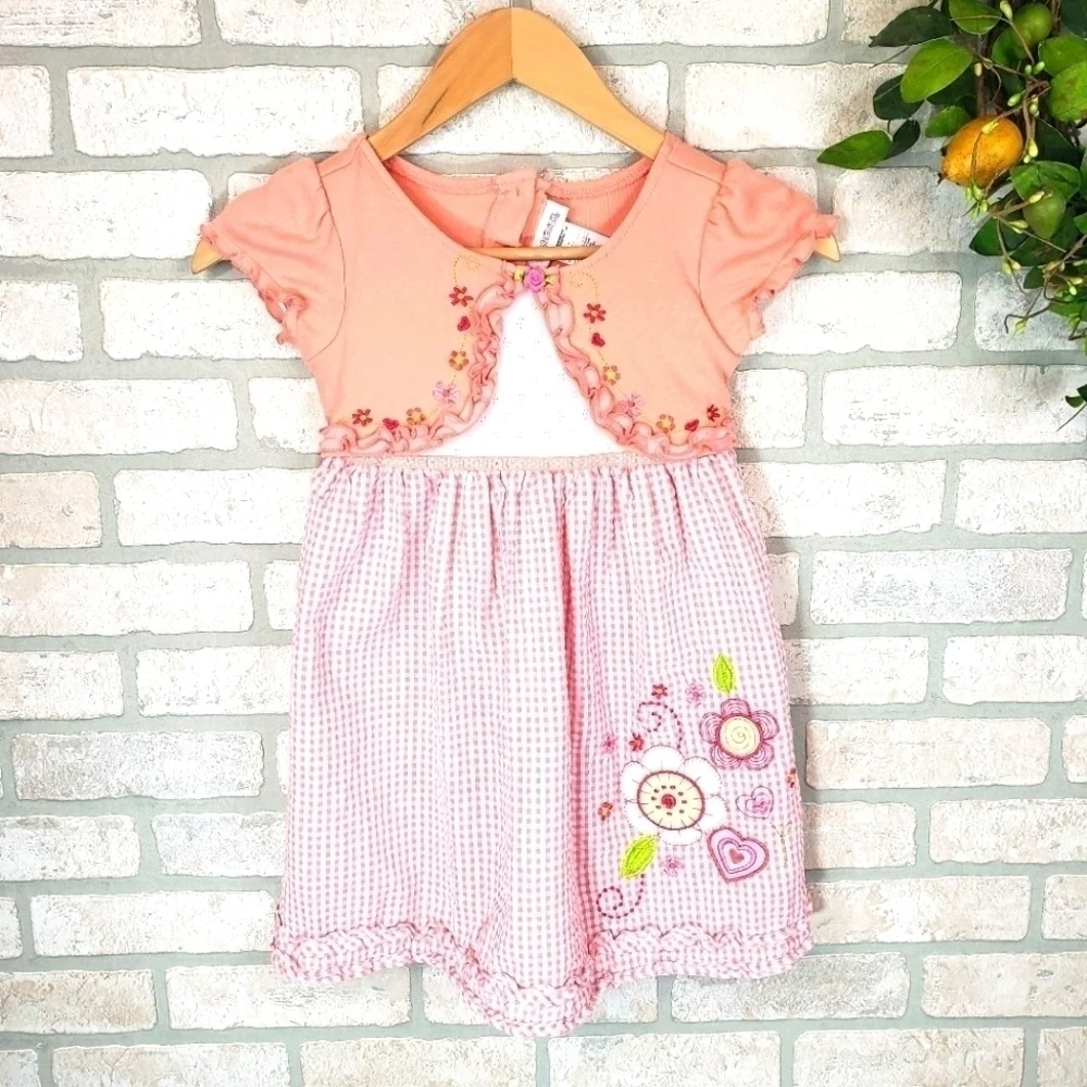 YOUNGLAND Casual Short Sleeve Dress Size 5